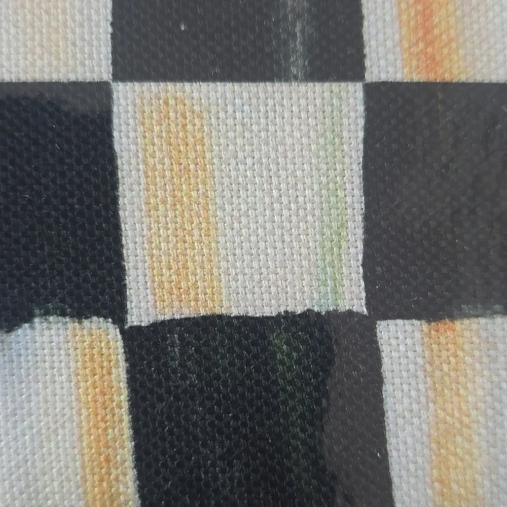 MacKenzie-Childs Courtly Check Shower Curtain with Striped Border,$218.00